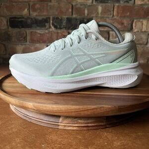 Asics Gel-Kayano 30 Womens Size 6 Mint Green White Road Running Shoes Sneakers